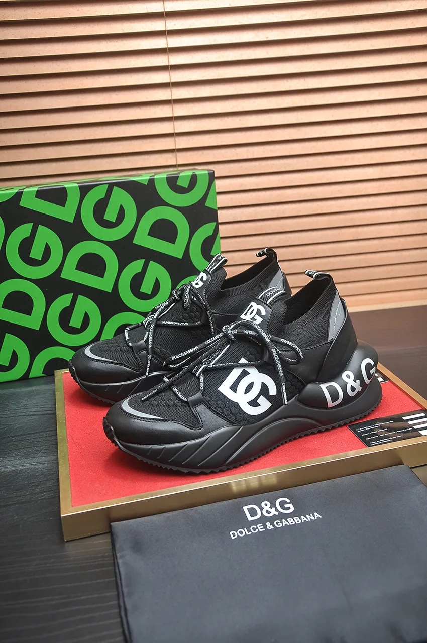 Men's shoes 💰480💶[D&G] High-end quality Product trademark: DG "Dolce & Gabbana*" low-top sneakers Product material: imported ^_^ cowhide upper, cotton silk lining, original outsole Regular size: 38-45 (45 customized)